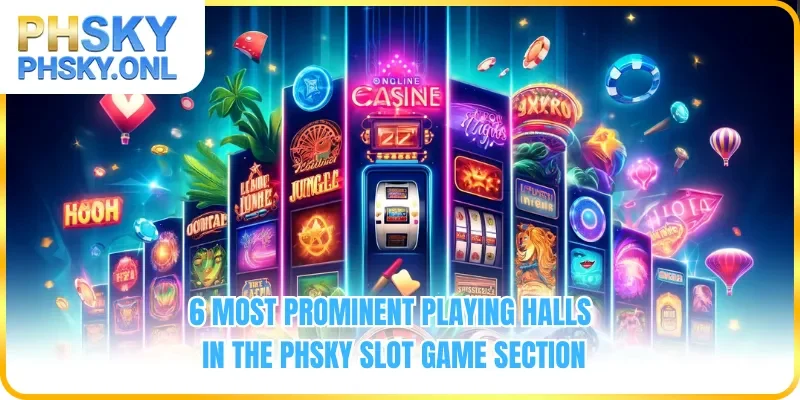 6 most prominent playing halls in the PHSKY Slot Game section
