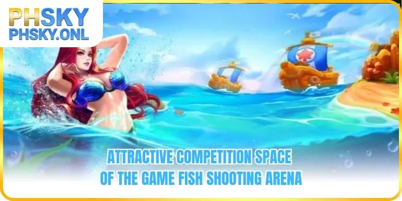 Attractive competition space of the game Fish Shooting Arena