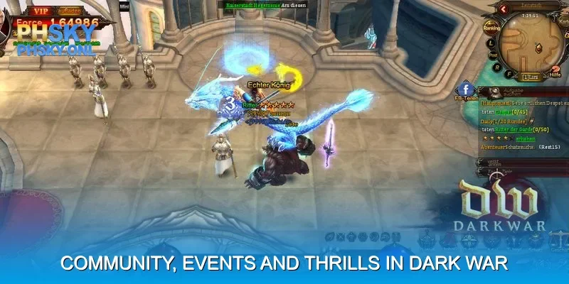 Building Bonds: Community, Events, and Thrills in Dark War