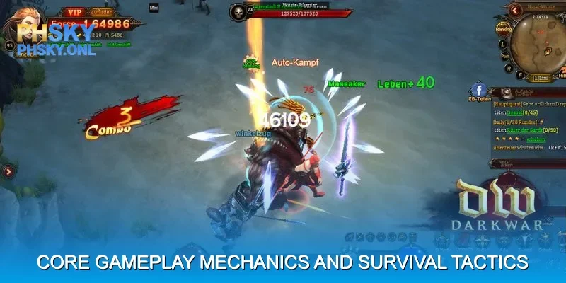 Core Gameplay Mechanics and Survival Tactics in Dark War