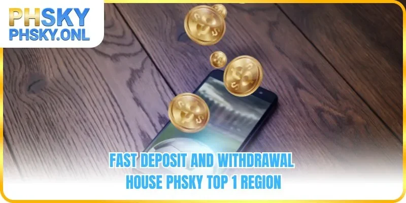 Fast deposit and withdrawal househow to understand