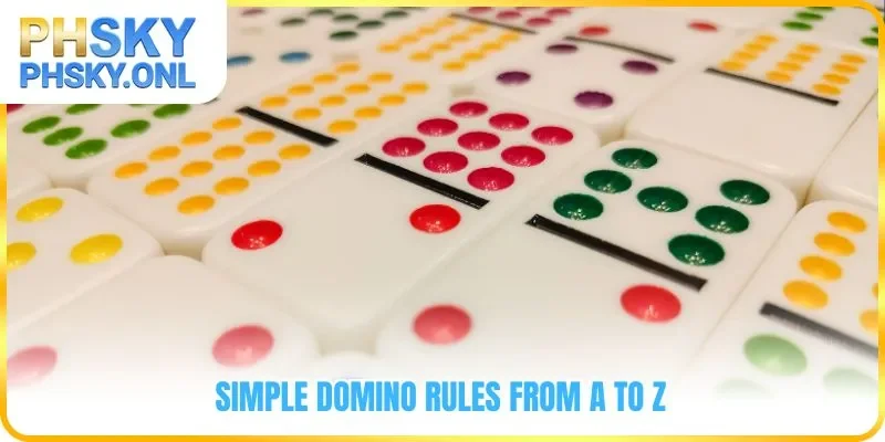 Simple Domino Rules from A to Z