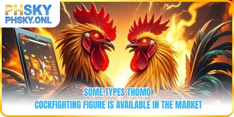Some types Thomo cockfighting figure is available in the market