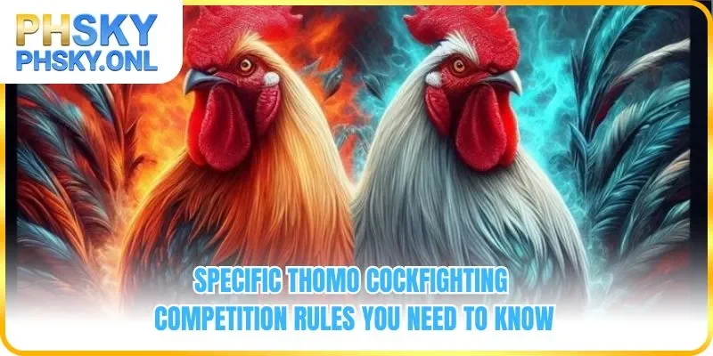 Specific Thomo cockfighting competition rules you need to know