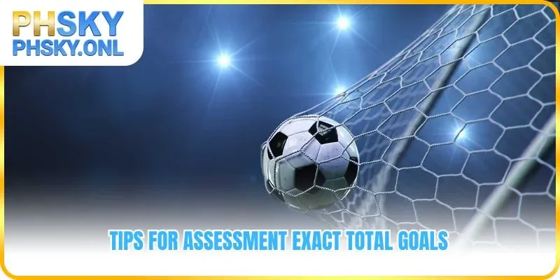 Tips for assessment Exact Total Goals